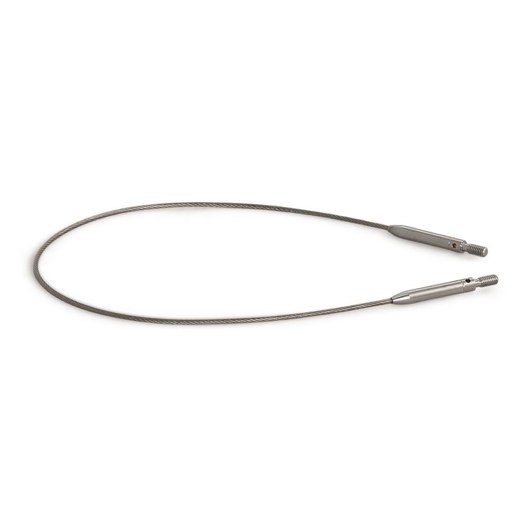 Lana Grossa Roterbar kabel Vario i rostfritt stål, fin, 40 cm.