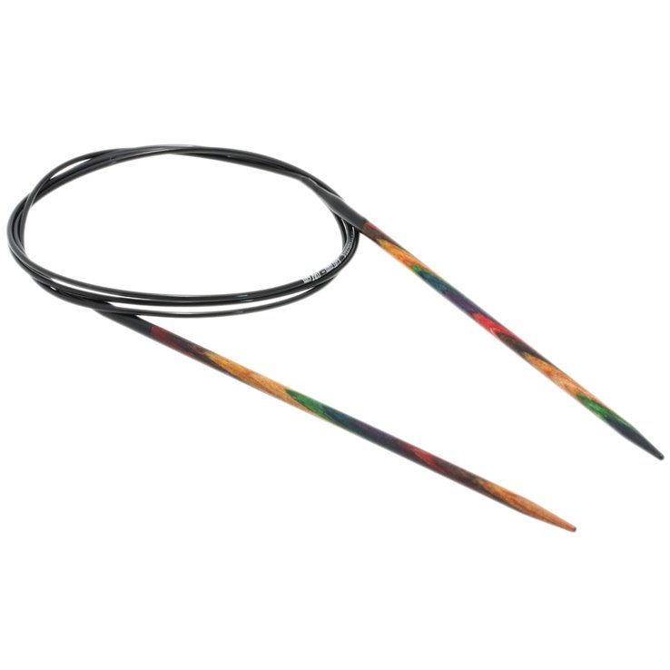 Lana Grossa Rundsticka Design-trä: Multicolor St. 3,0/100cm