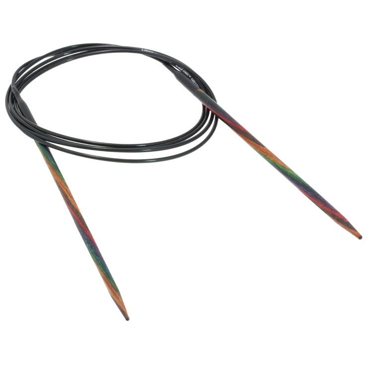 Lana Grossa Rundsticka Design-trä: Multicolor St. 3,25/120cm