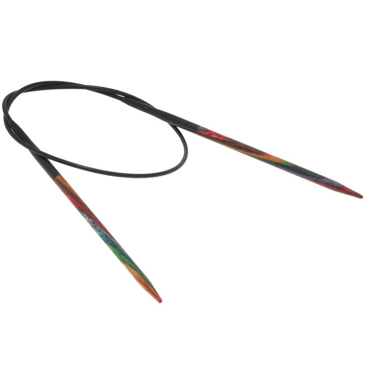 Lana Grossa Rundsticka Design-trä: Color St. 3,25/40cm