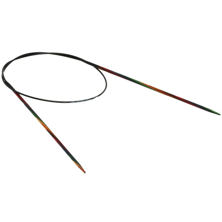 Lana Grossa Rundsticka Design-trä: Multicolor St. 2,5/60cm