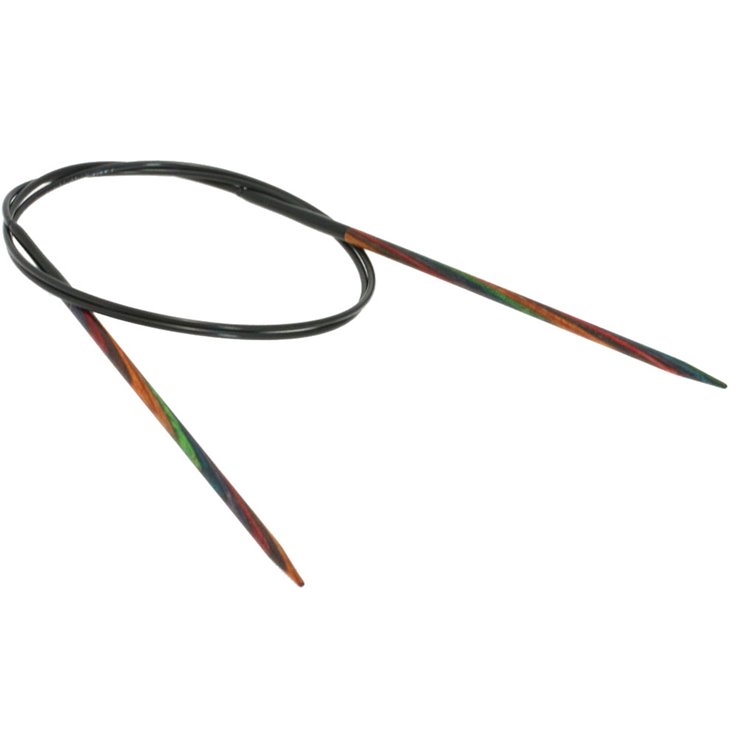 Lana Grossa Rundsticka Design-trä: Multicolor St. 3,75/80cm