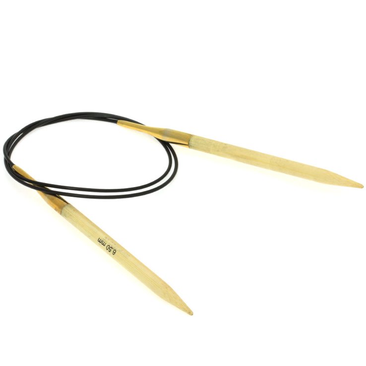 Lana Grossa Rundsticka Bambu St. 6,5/80cm