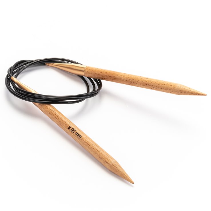 Lana Grossa Rundsticka bok st. 9,0/120cm