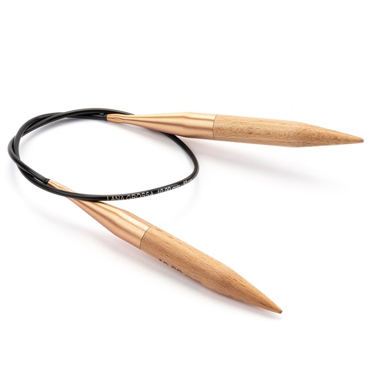 Lana Grossa Rundsticka bok st. 10,0/ 50cm