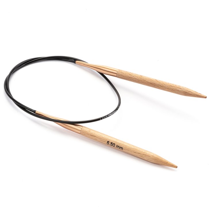 Lana Grossa Rundsticka bok st. 5,5/ 50cm