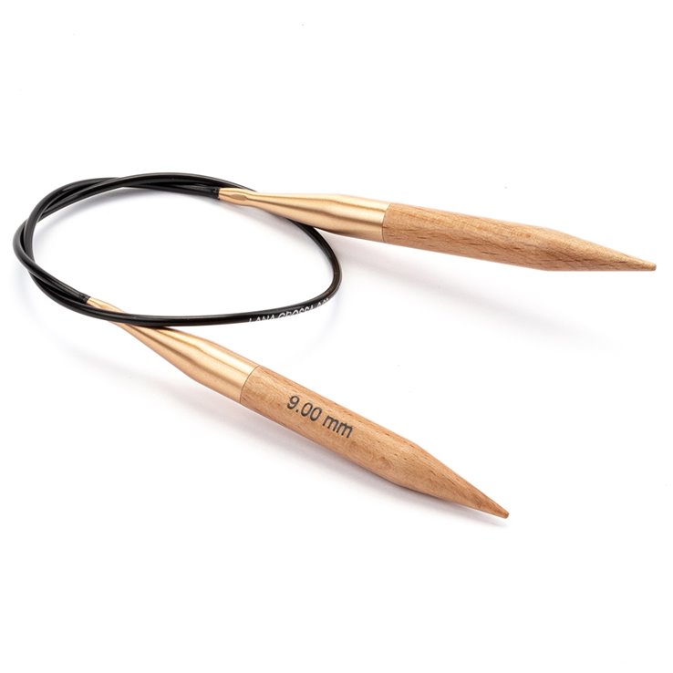 Lana Grossa Rundsticka bok st. 9,0/ 50cm