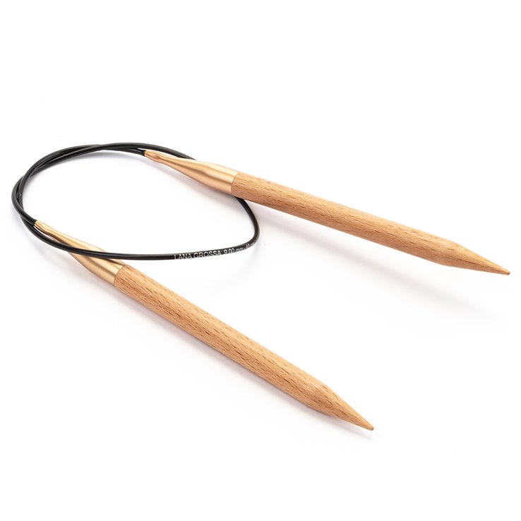 Lana Grossa Rundsticka bok st. 9,0/ 60cm