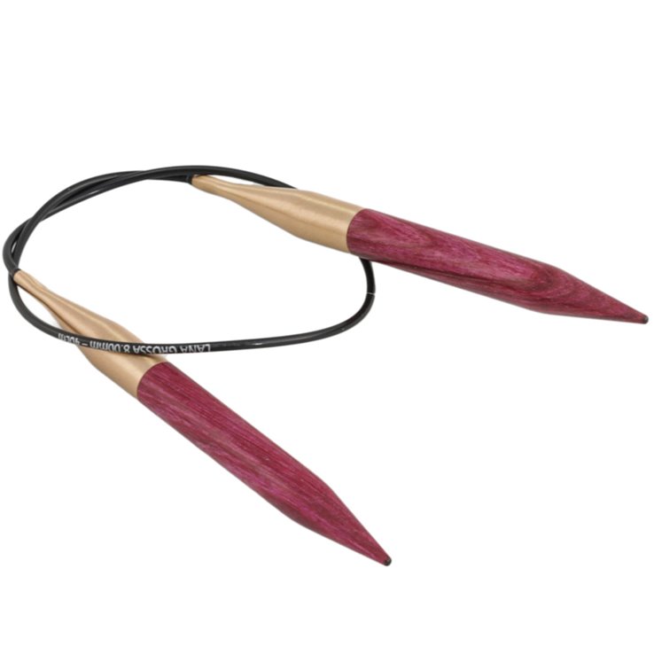 Lana Grossa Rundsticka Design-trä: Signal St. 8,0/40cm