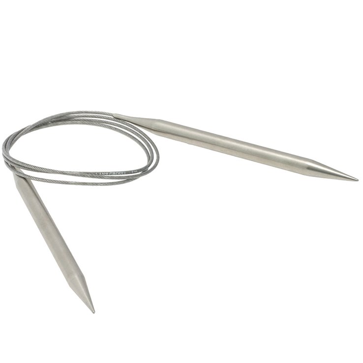 Lana Grossa Rundsticka i rostfritt stål 8,0/100cm