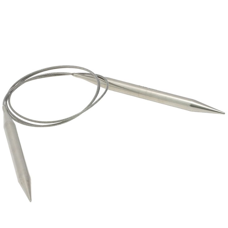 Lana Grossa Rundsticka i rostfritt stål 9,0/100cm