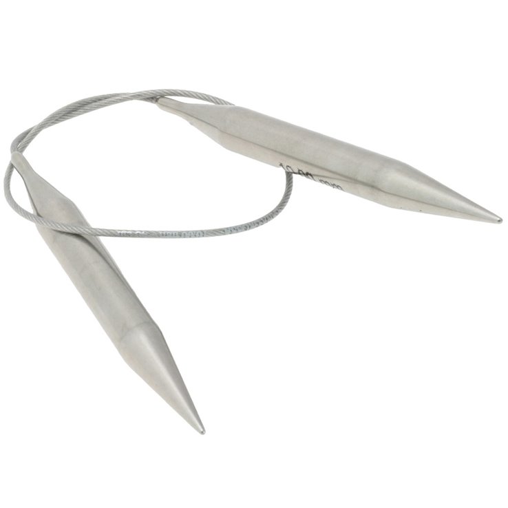 Lana Grossa Rundsticka i rostfritt stål 10,0/40cm