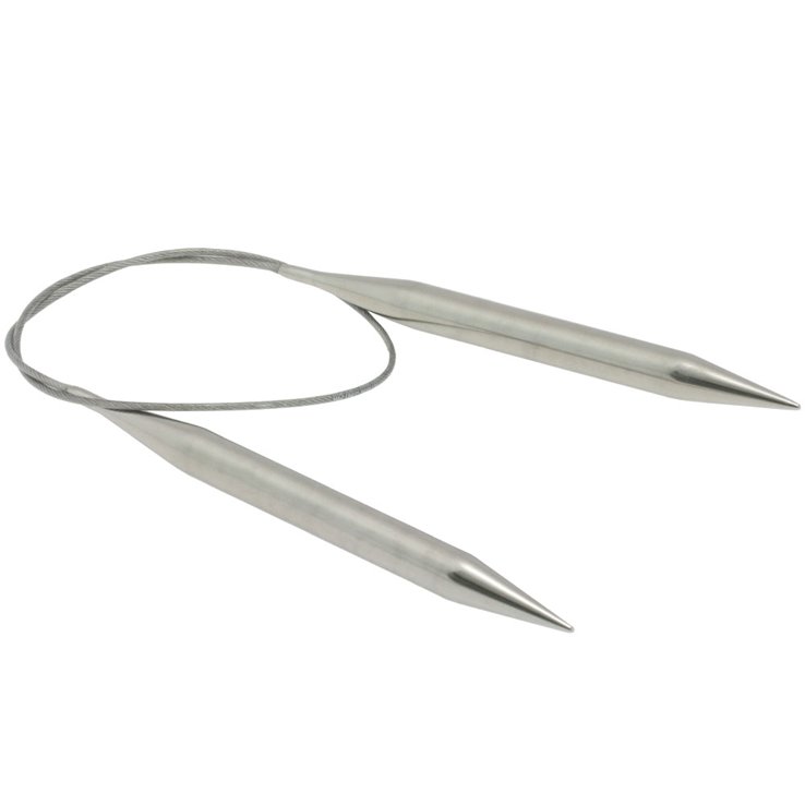 Lana Grossa Rundsticka i rostfritt stål 10,0/60cm