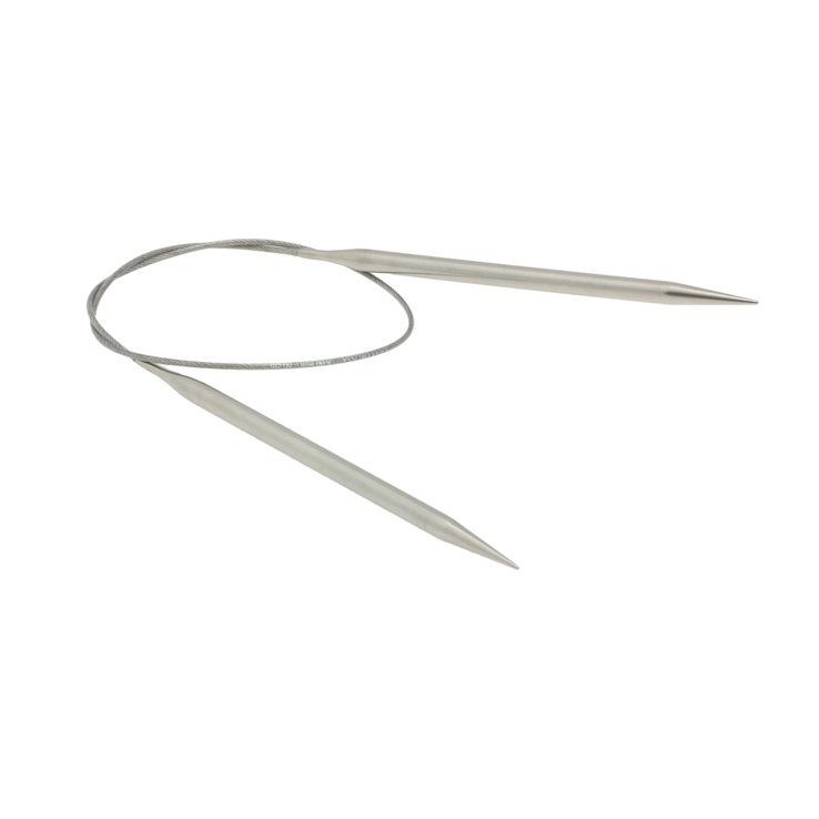 Lana Grossa Rundsticka i rostfritt stål 6,0/60cm