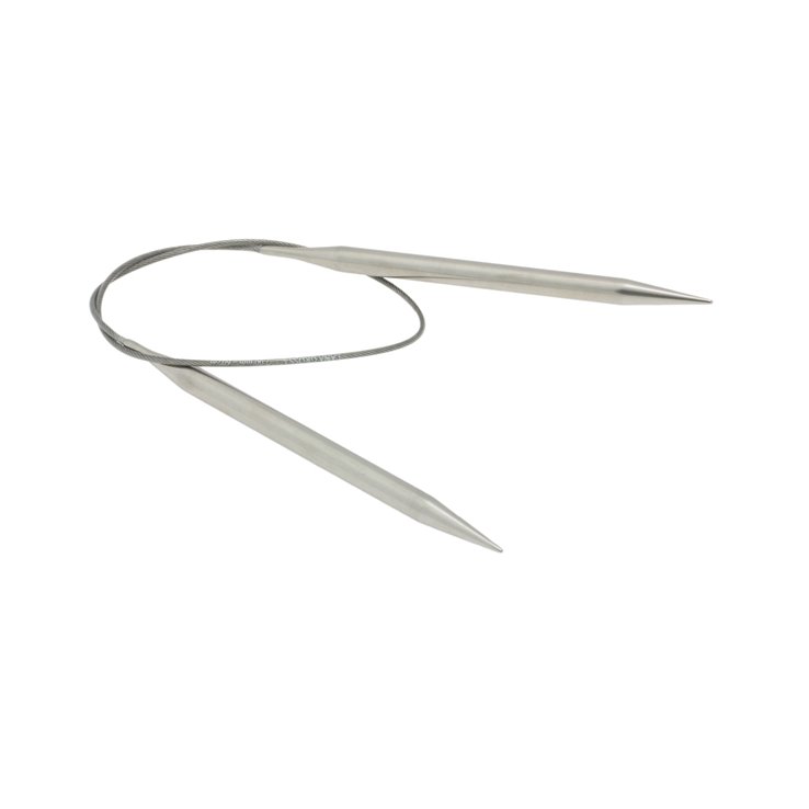 Lana Grossa Rundsticka i rostfritt stål 7,0/60cm