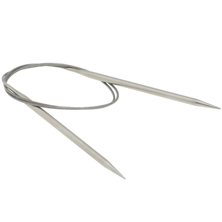 Lana Grossa Rundsticka i rostfritt stål 5,5/80cm