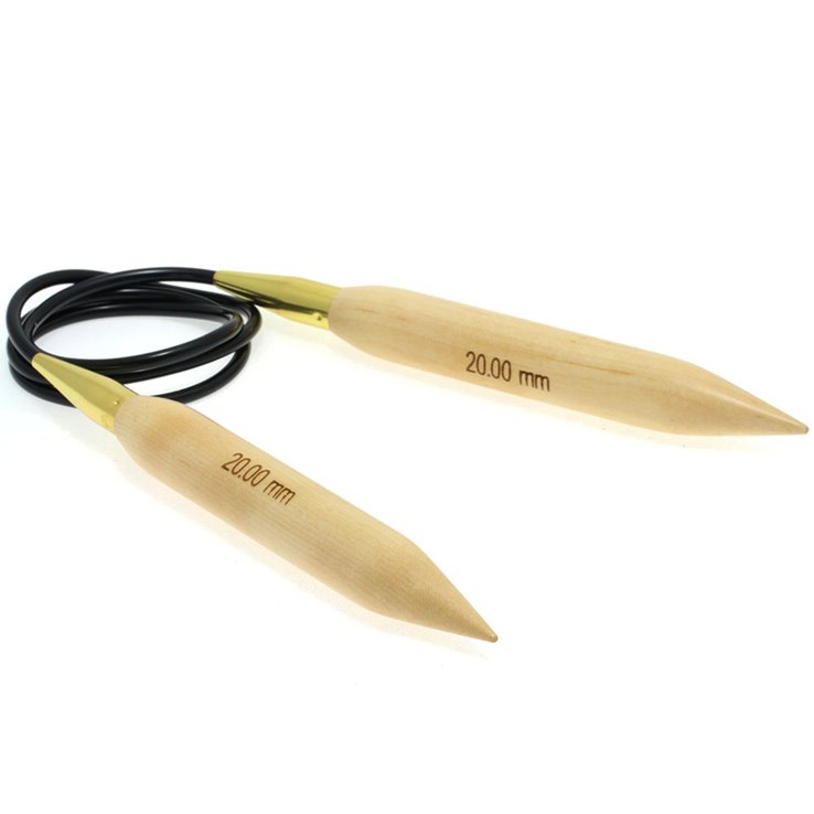 Lana Grossa Rundsticka Jumbo St.20,0/100cm