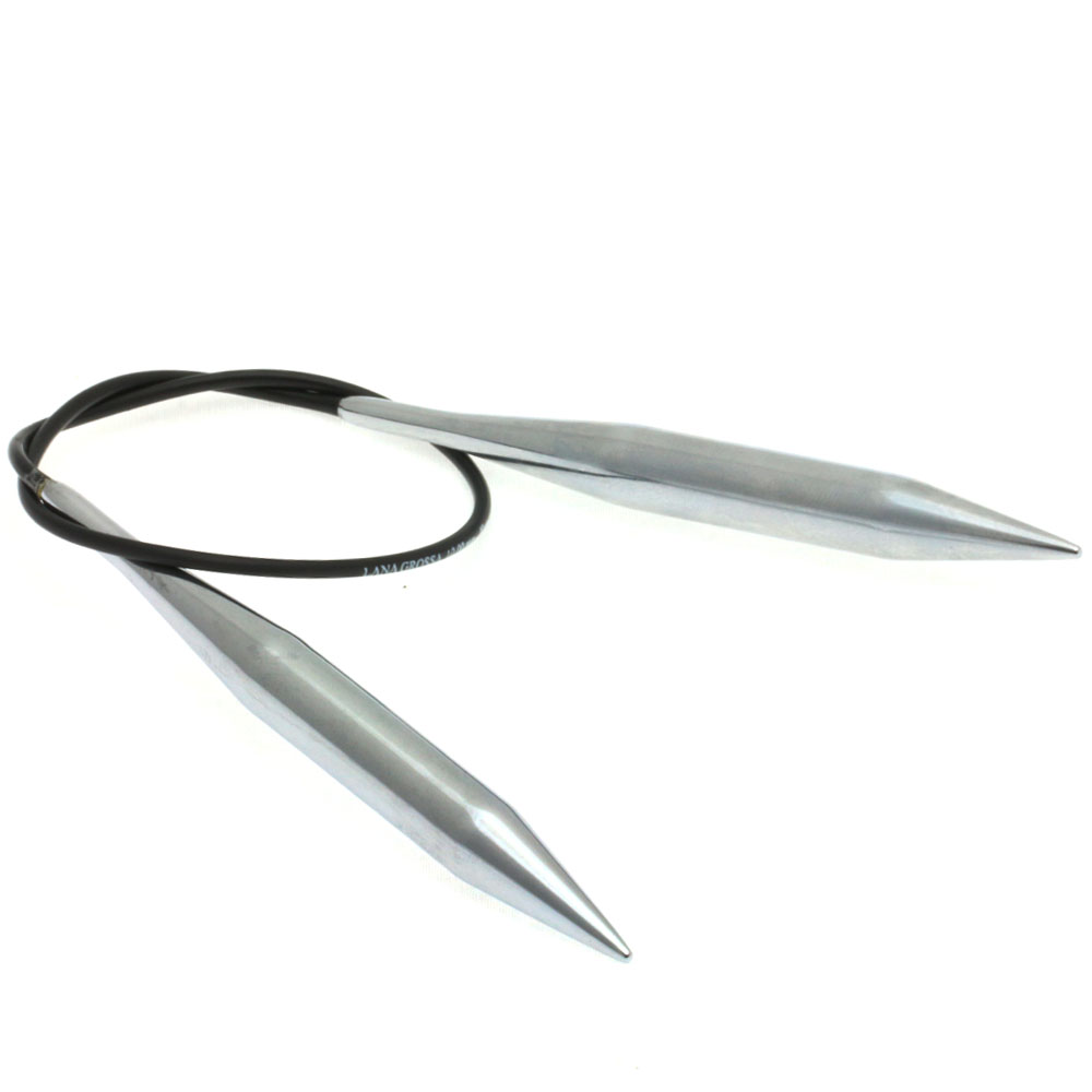 Lana Grossa Rundsticka Mässing St,10,0/40cm