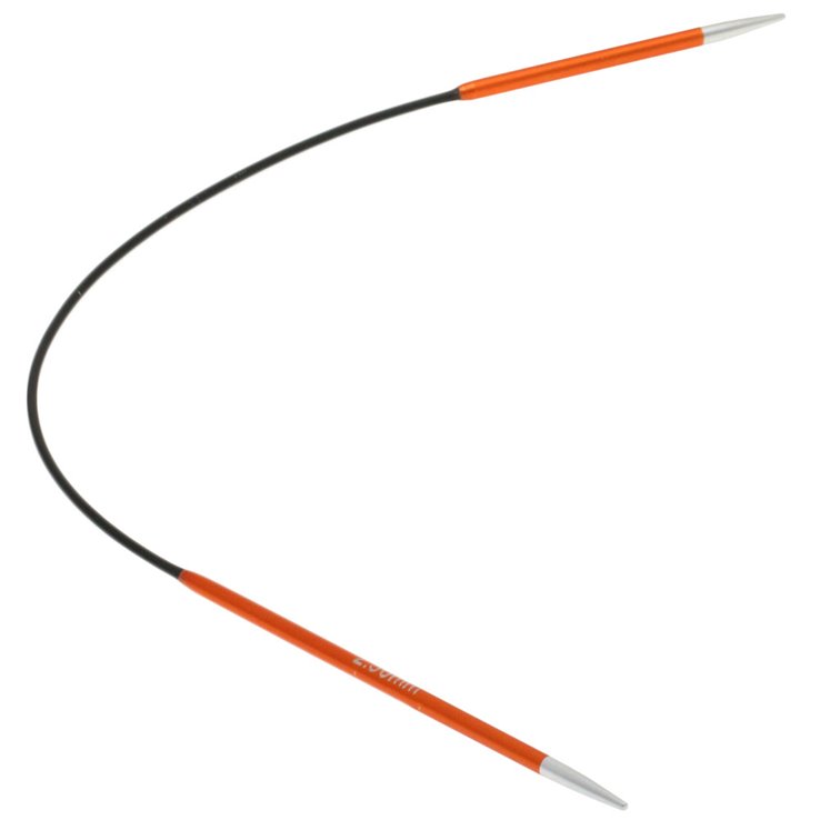 Lana Grossa Rundsticka Aluminium Rainbow St. 2,5/25cm