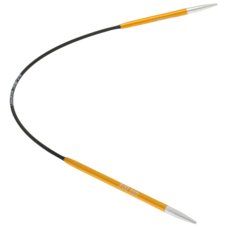 Lana Grossa Rundsticka Aluminium Rainbow St. 3,0/25cm