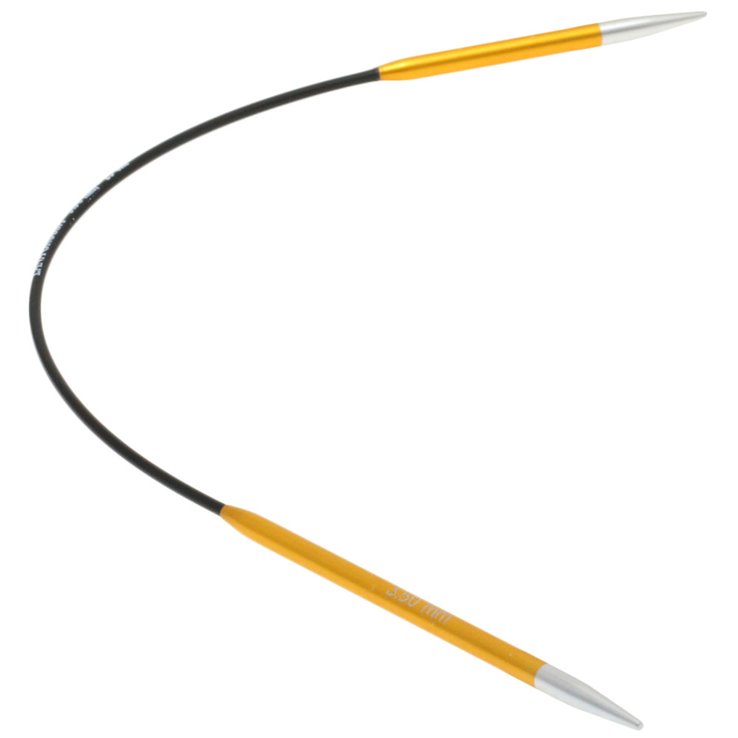 Lana Grossa Rundsticka Aluminium Rainbow St. 3,5/25cm