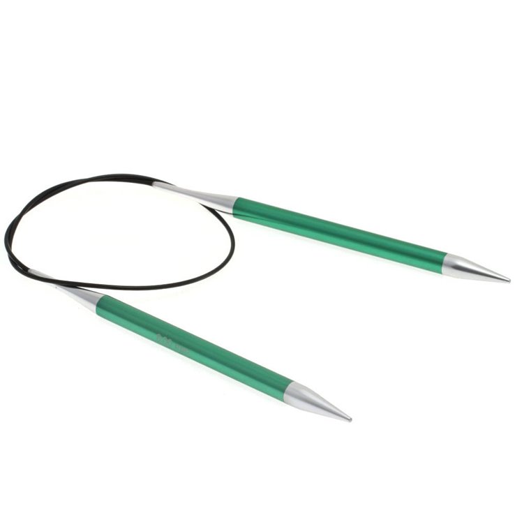 Lana Grossa Rundsticka Aluminium Rainbow St. 8,0/40cm