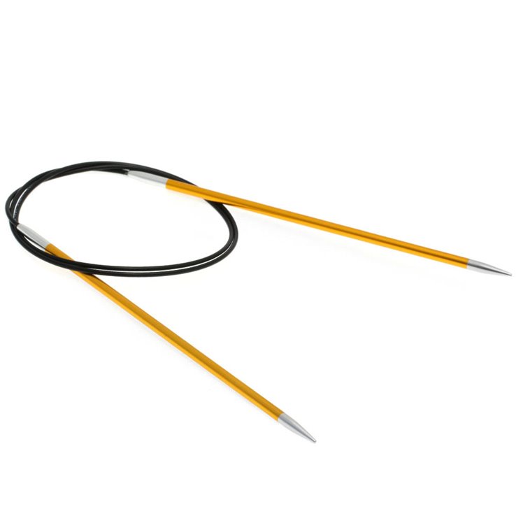 Lana Grossa Rundsticka Aluminium Rainbow St. 3,5/80cm