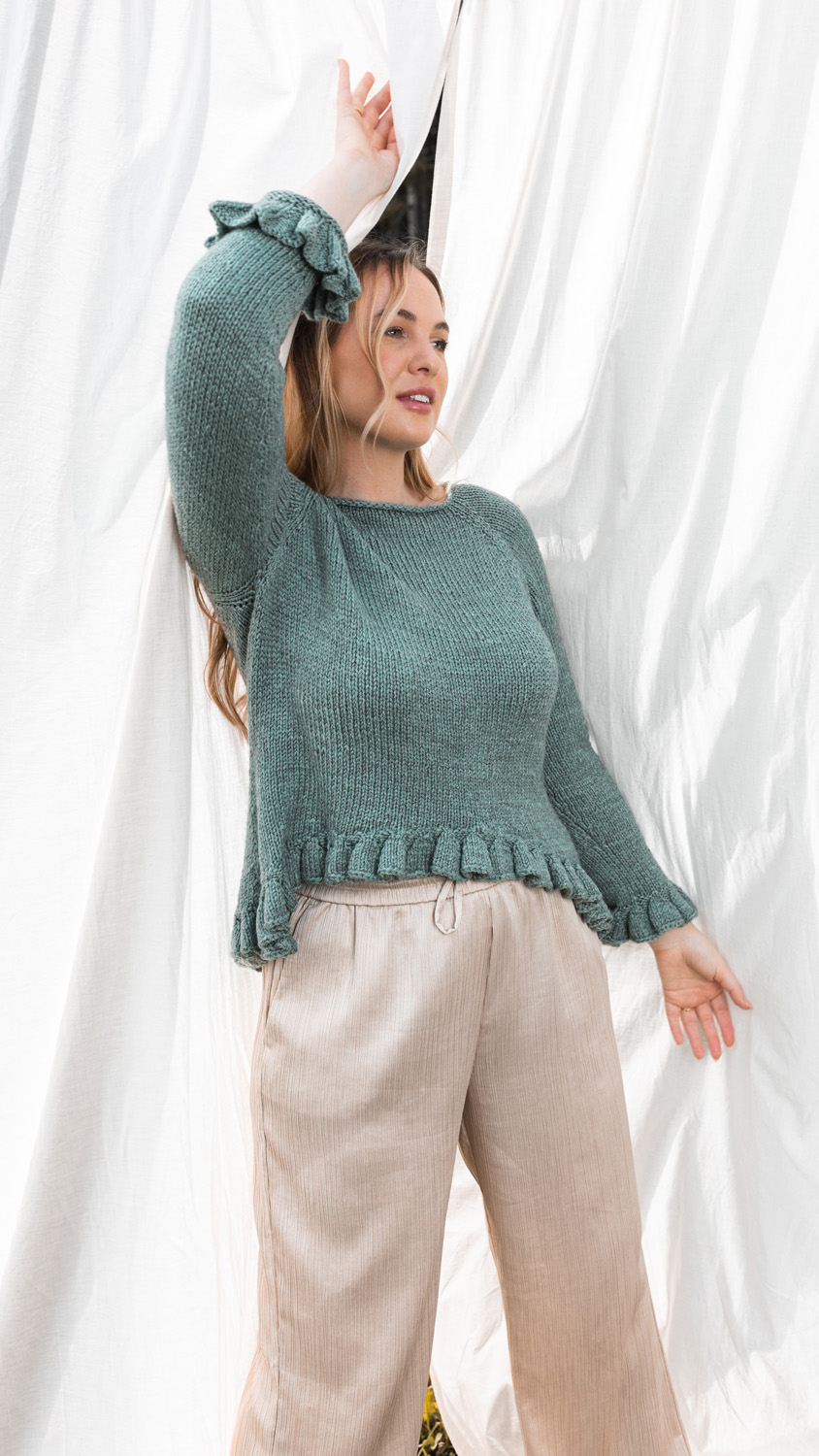 FILATI Studio TOPDOWN PULLOVER New Classic - Stickmönster (SE)